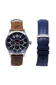 NAUTICA CRUISE NCT BROWN/BLUE LEATHER | Nautica | Luby 
