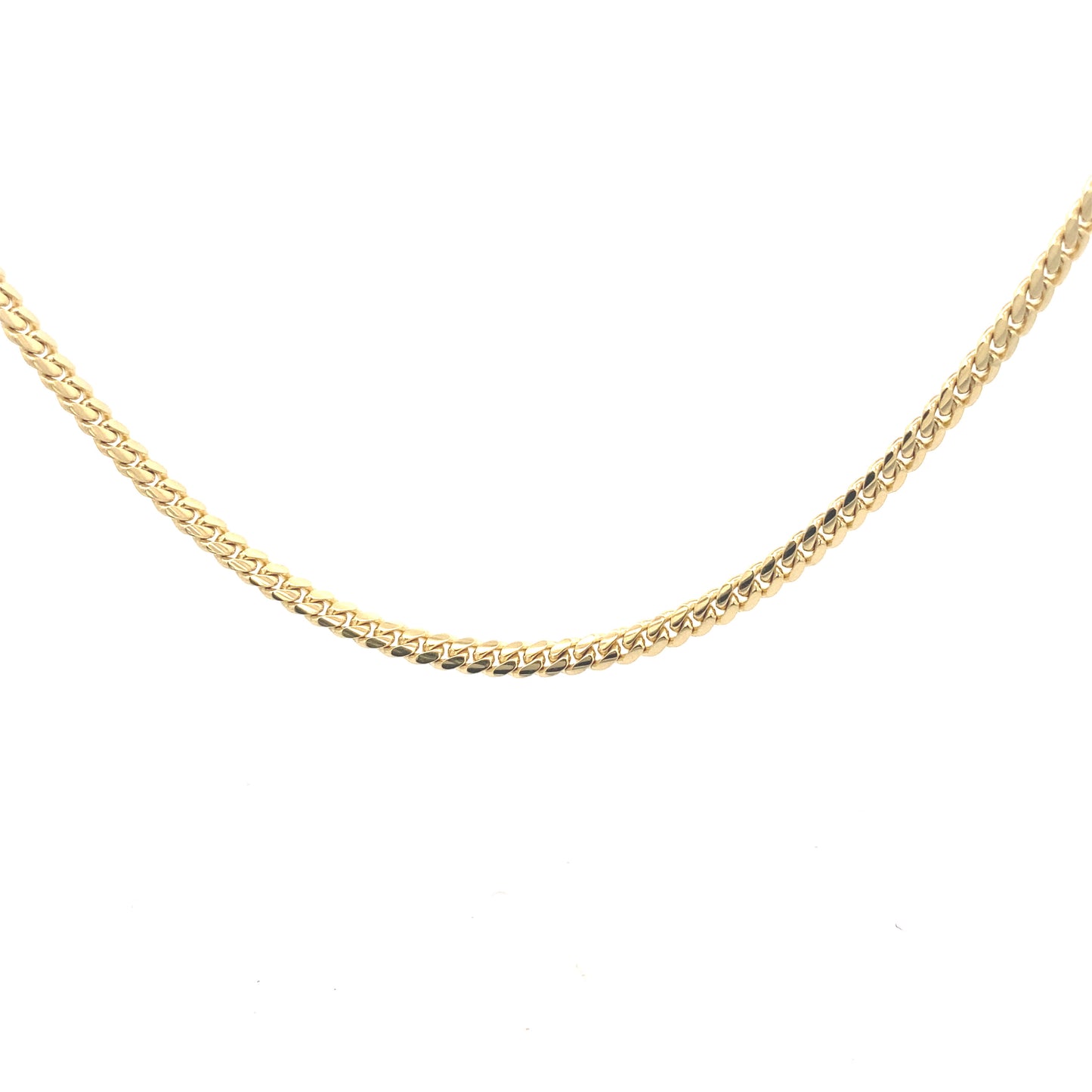 14K Gold Solid Cuban Chain 3mm | Luby Gold Collection | Luby 