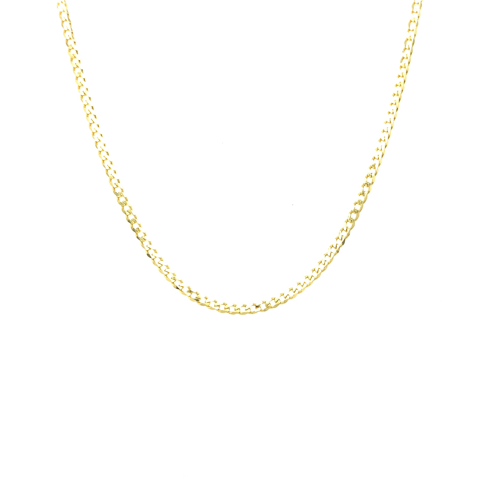 14K SMALL CUBAN CHAIN 1MM | Luby Gold Collection | Luby 