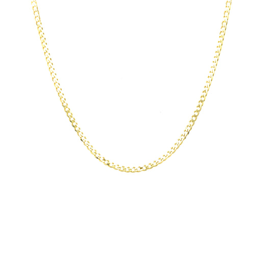 14K SMALL CUBAN CHAIN 1MM | Luby Gold Collection | Luby 