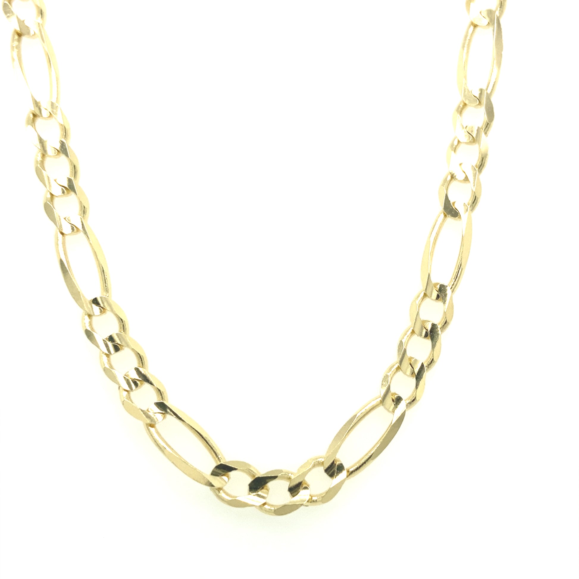 14K Gold Heavy Figaro Chain - 5MM | Luby Gold Collection | Luby 