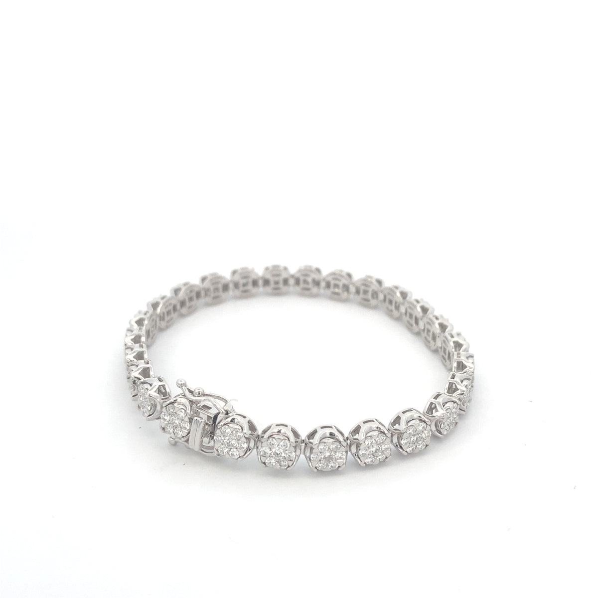 Simon G 18K White Gold Diamond Bracelet | Simon G | Luby 