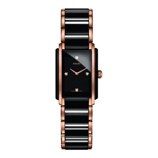 Integral Ladies (Black-Rose Gold;Diamonds) | Rado | Luby 