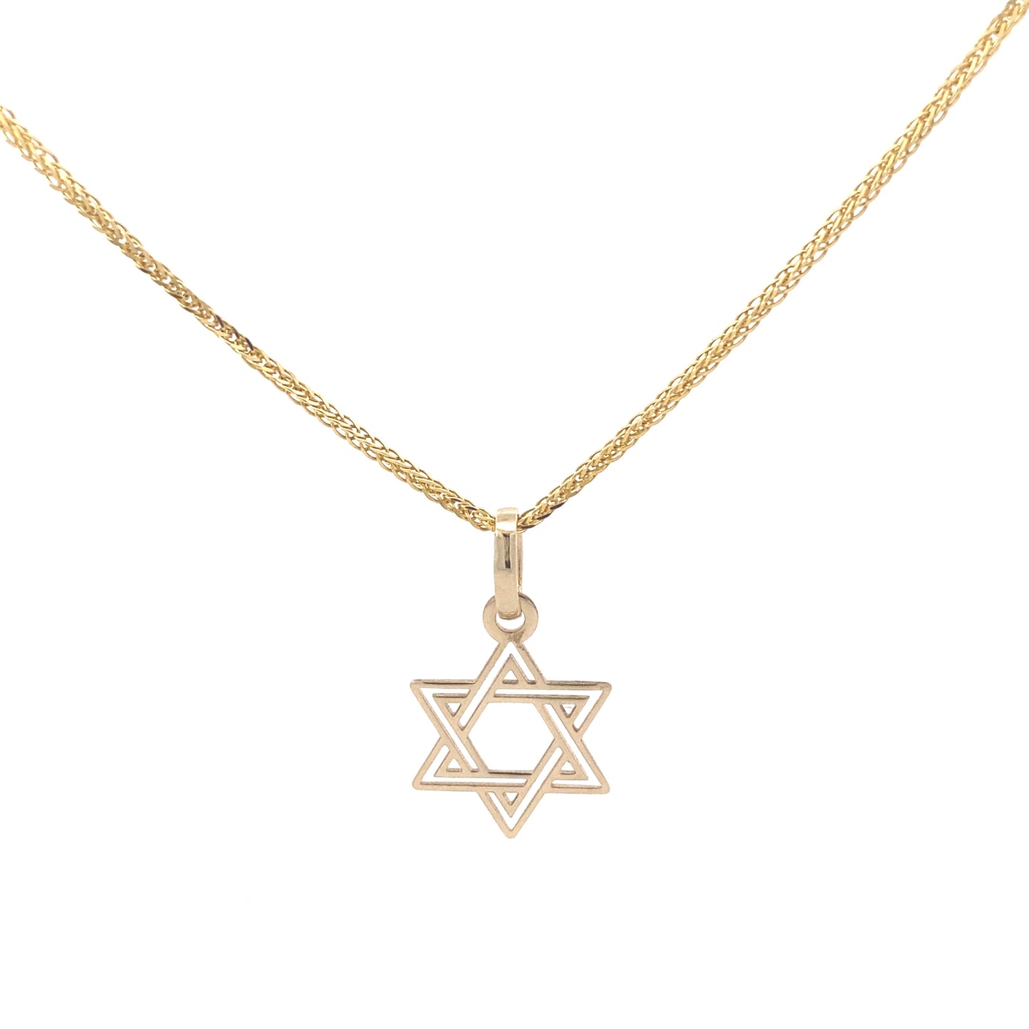 14K Gold Star of David Pendant | Luby Gold Collection | Luby 