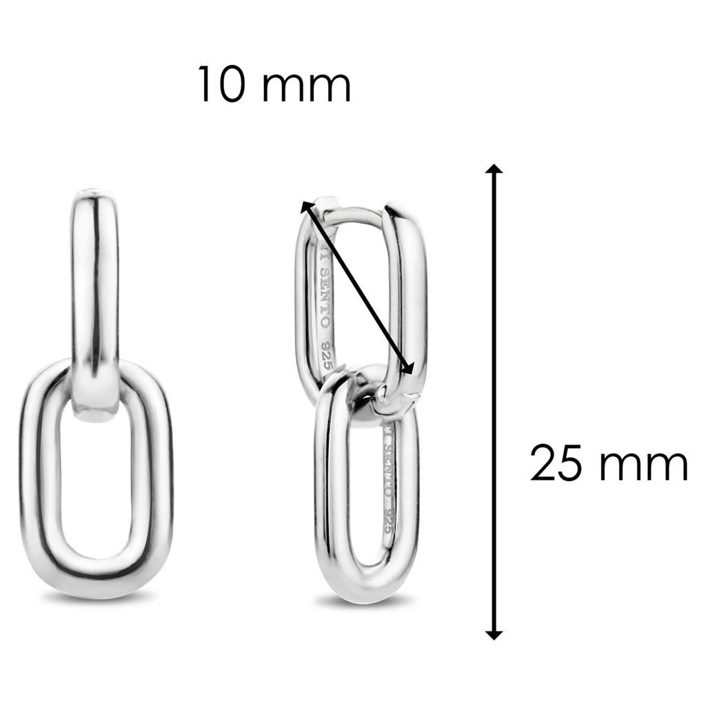 DOUBLE LINK EARRINGS | Ti Sento Milano | Luby 