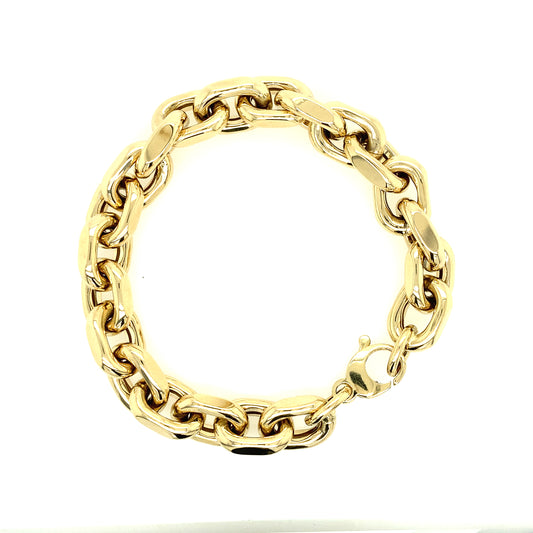 14k Gold Chunky Links Bracelet | Luby Gold Collection | Luby 