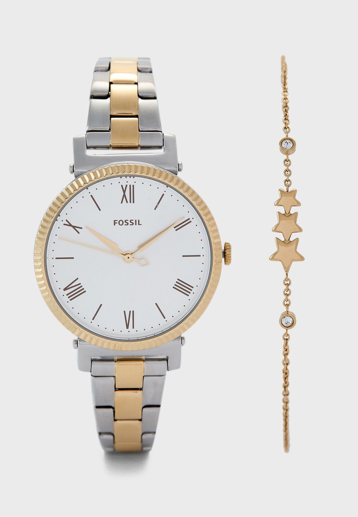 Daisy Watch (Silver/Gold) | Fossil | Luby 