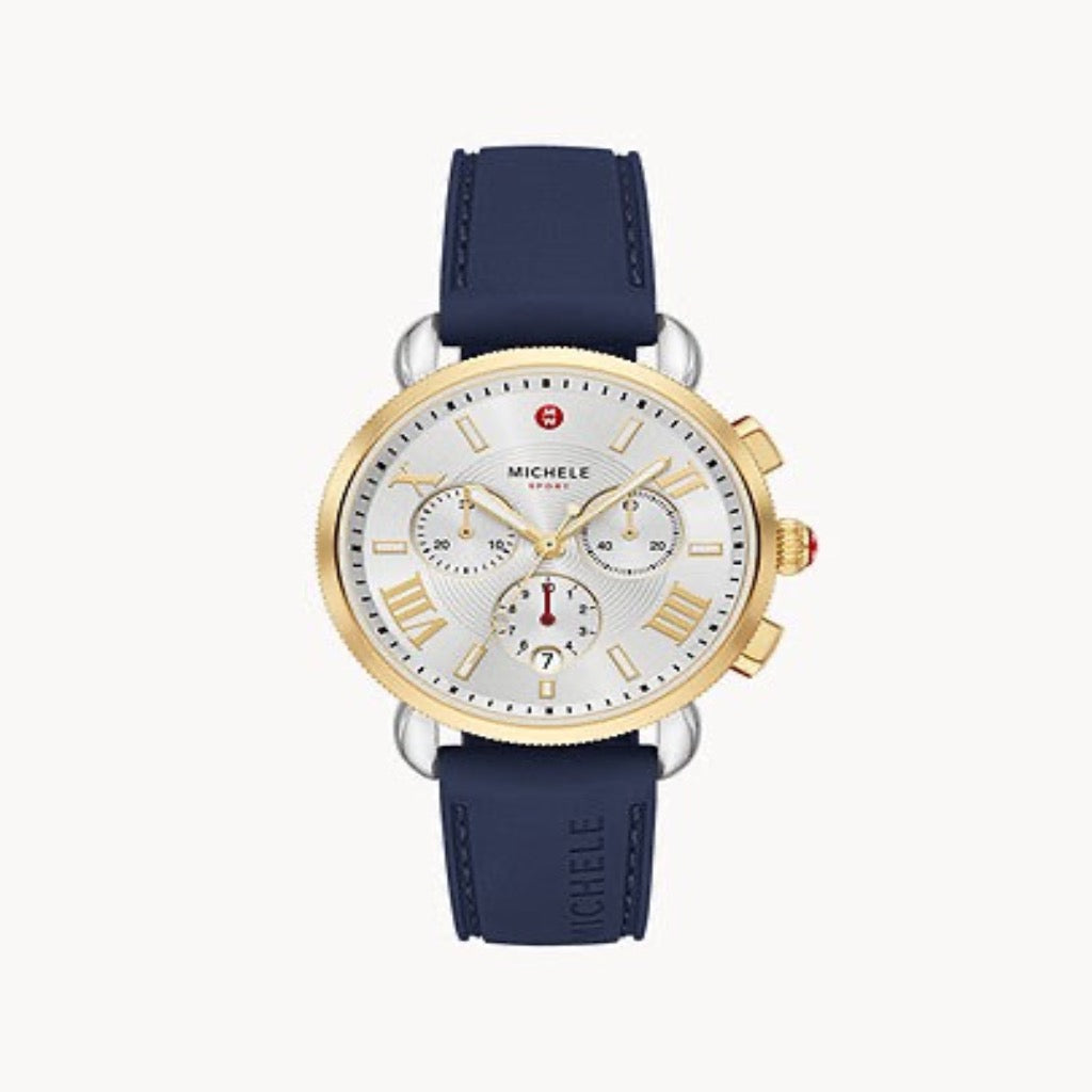 Sporty Sport Sail Midnight Silicone Watch | Michele | Luby 