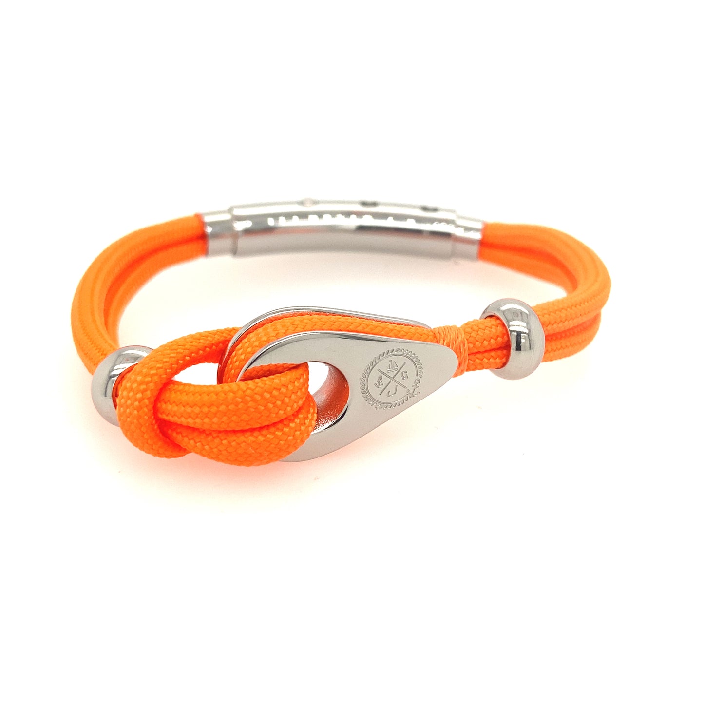 Double Cord W Pulley / Knot Beads Silver | Seaknots | Luby 