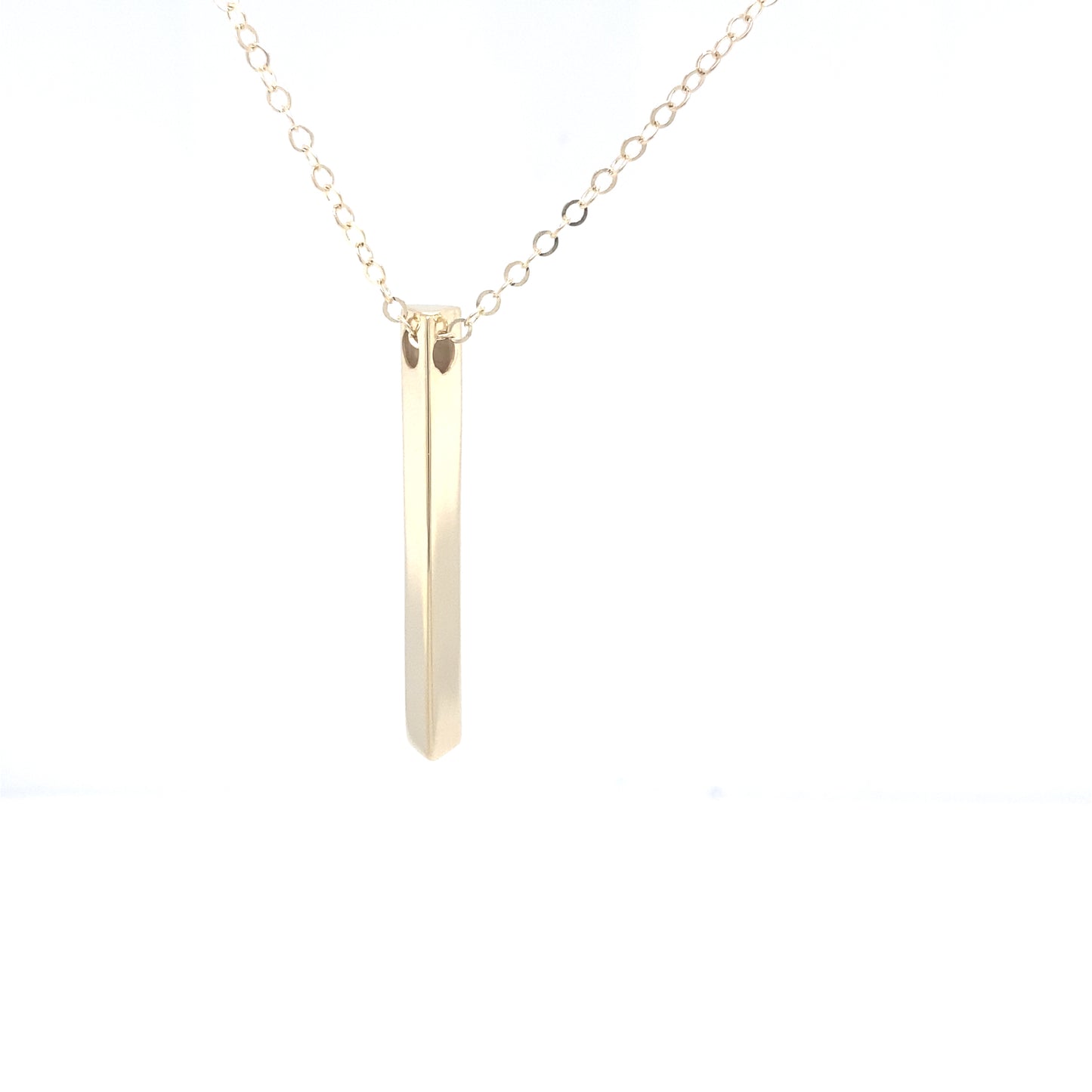 14K Ultra Fancy Long Barrel Necklace | Luby Gold Collection | Luby 