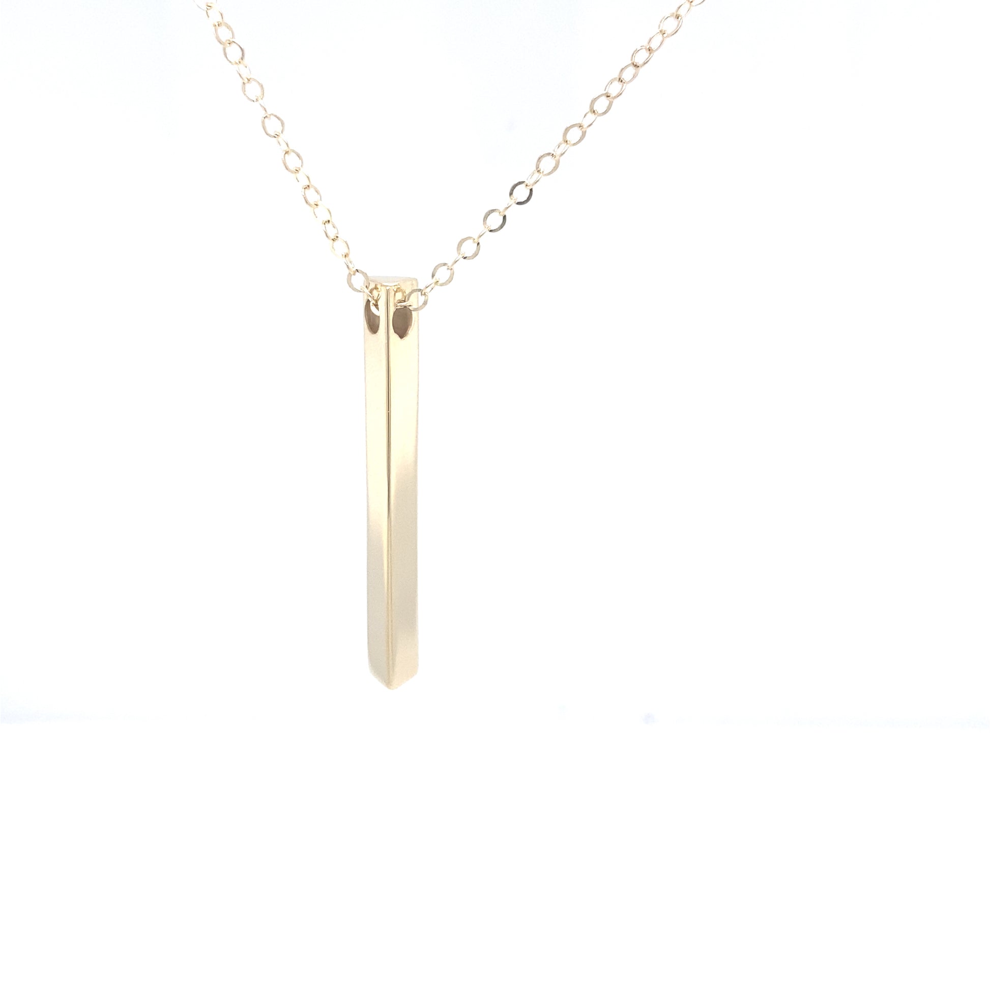 14K Ultra Fancy Long Barrel Necklace | Luby Gold Collection | Luby 