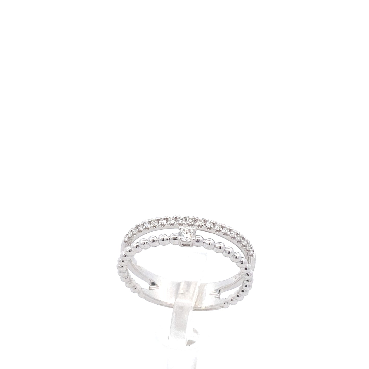 Zeghani 14K White Gold Fashion Right Hand Ring | Zeghani | Luby 