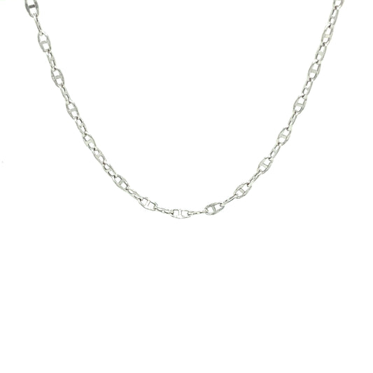 14k White Gold Marine Chain | Luby Gold Collection | Luby 