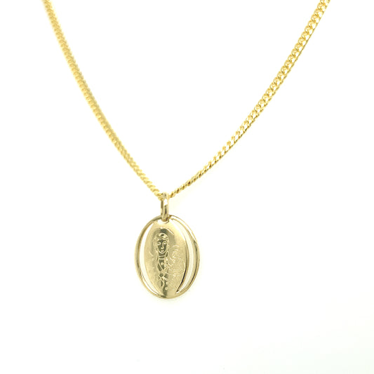 14K Virgen del Carmen Pendant | Luby Gold Collection | Luby 
