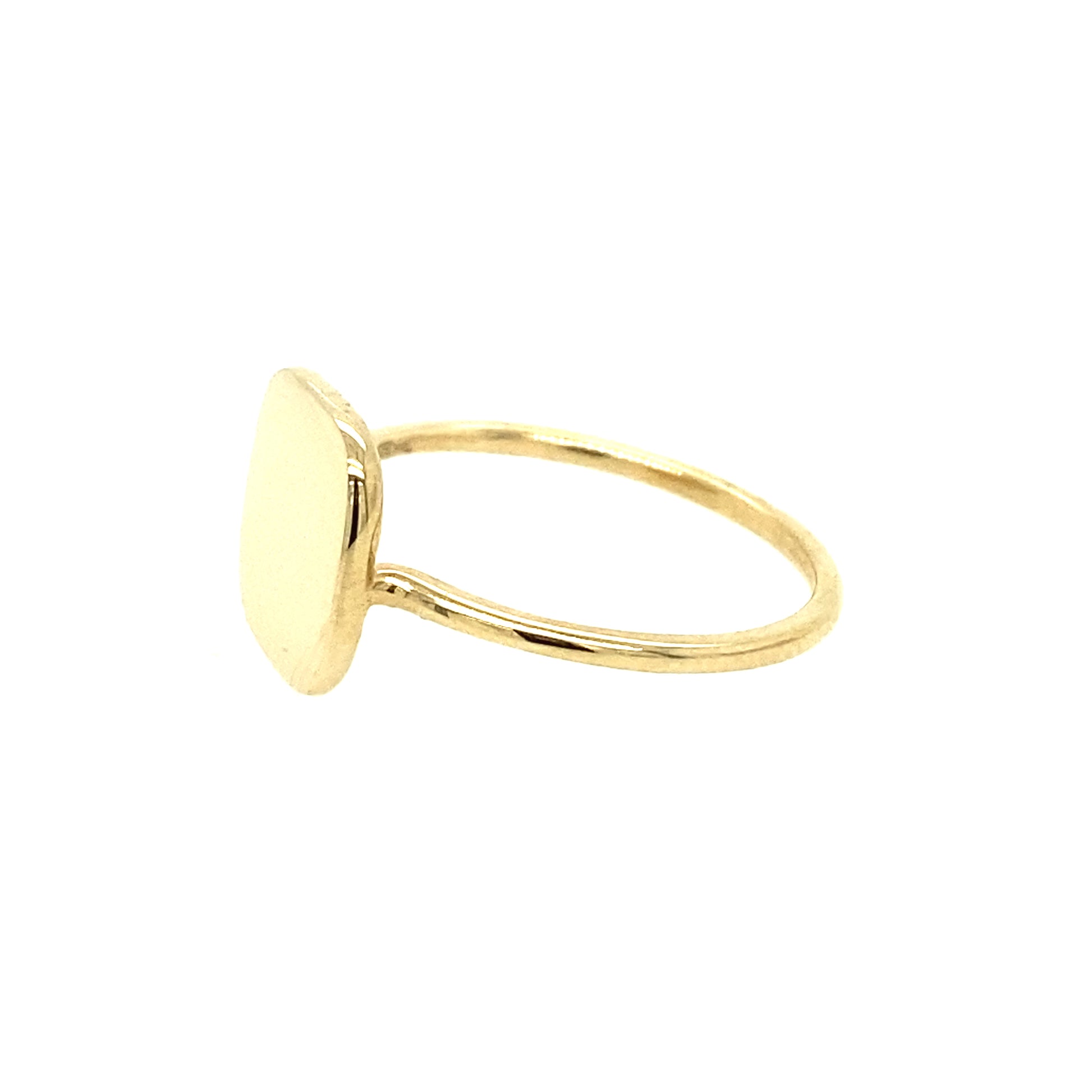 14K Gold Ring Small Square Shape | Luby Gold Collection | Luby 