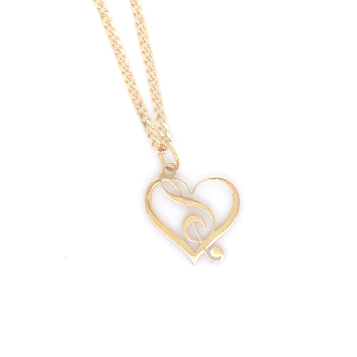 14K Gold Custom Music Heart | Luby Gold Collection | Luby 