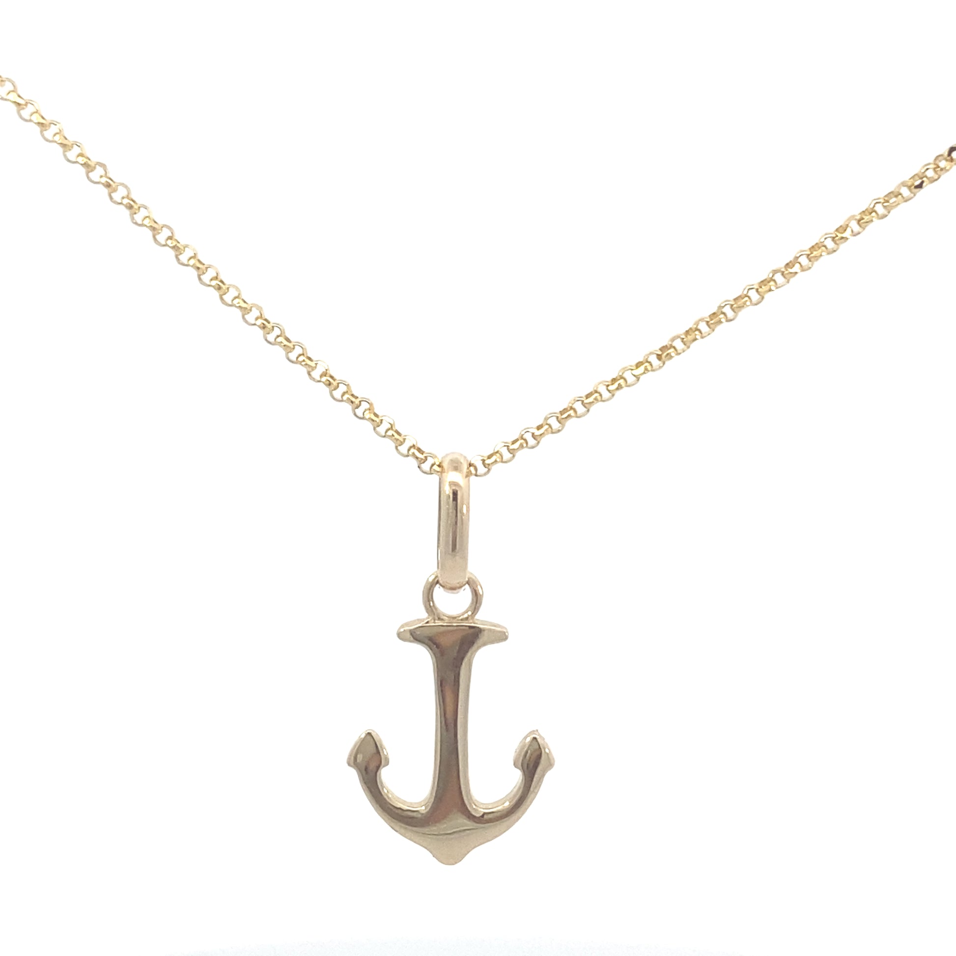 14K Gold Anchor Pendant | Luby Gold Collection | Luby 