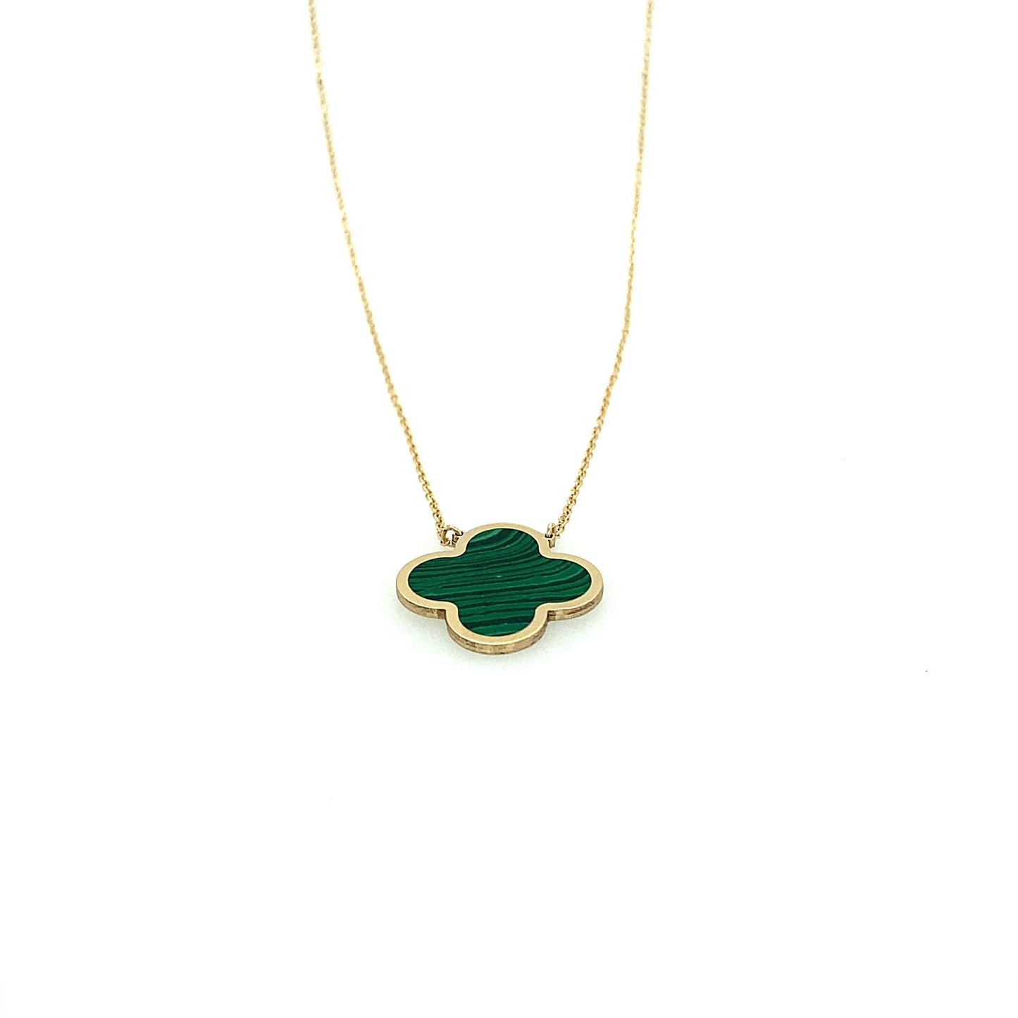 14K Gold Emerald Flower Necklace | Luby Gold Collection | Luby 