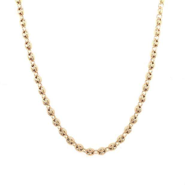 14K Gold Gucci Puff Chain | Luby Gold Collection | Luby 