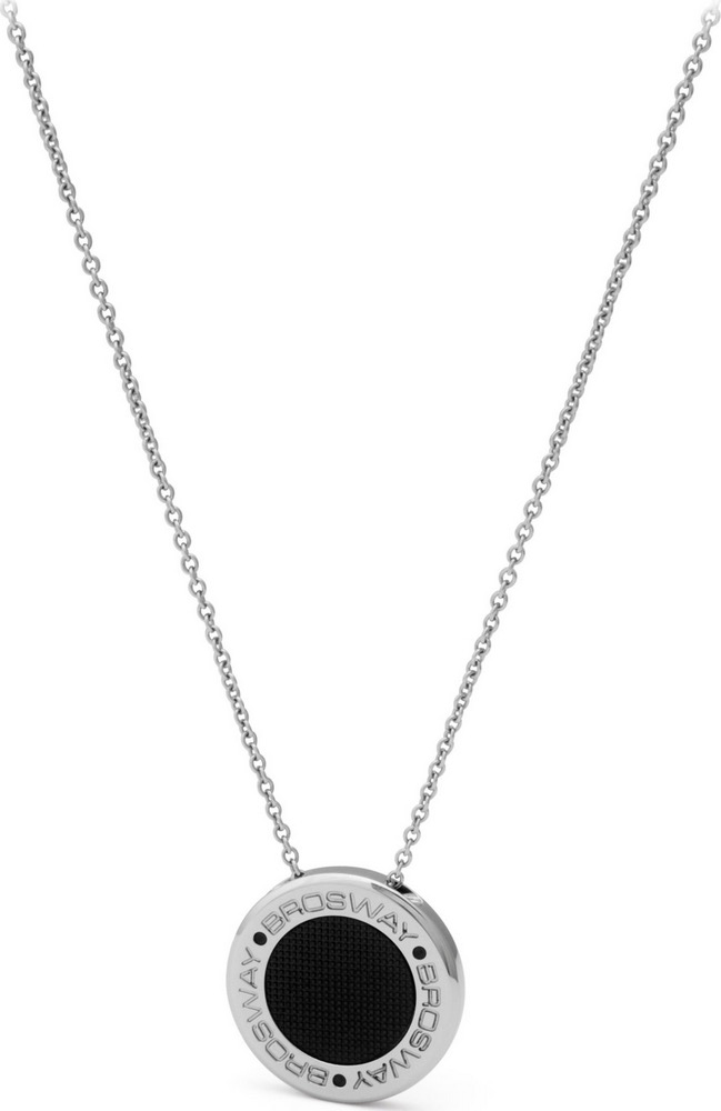 Symmetry Circle Pendant Necklace | Brosway Italia | Luby 