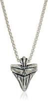 Men's Shark Tooth Pendant Necklace (Silver) | Alex and Ani | Luby 