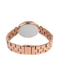 Madeline Three-Hand Rose Gold-Tone Stainless Steel Watch | Fossil | Luby 