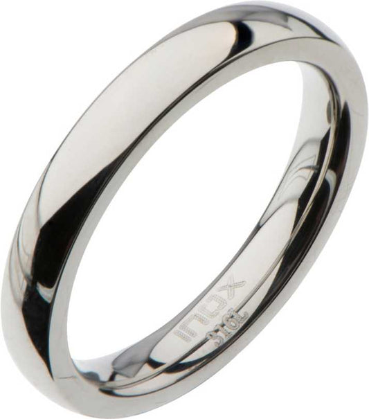 Stainless Steel High Polished Women's Ring | Inox | Luby 