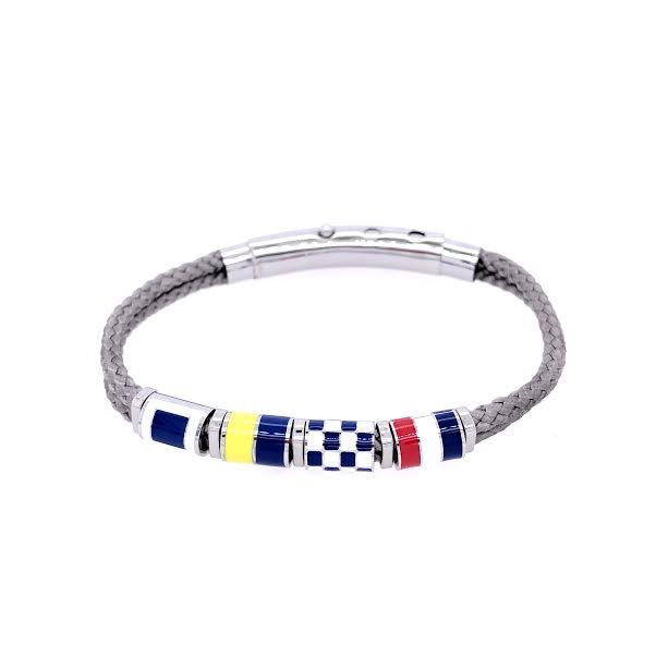 Double Cord Flags Silver | Seaknots | Luby 