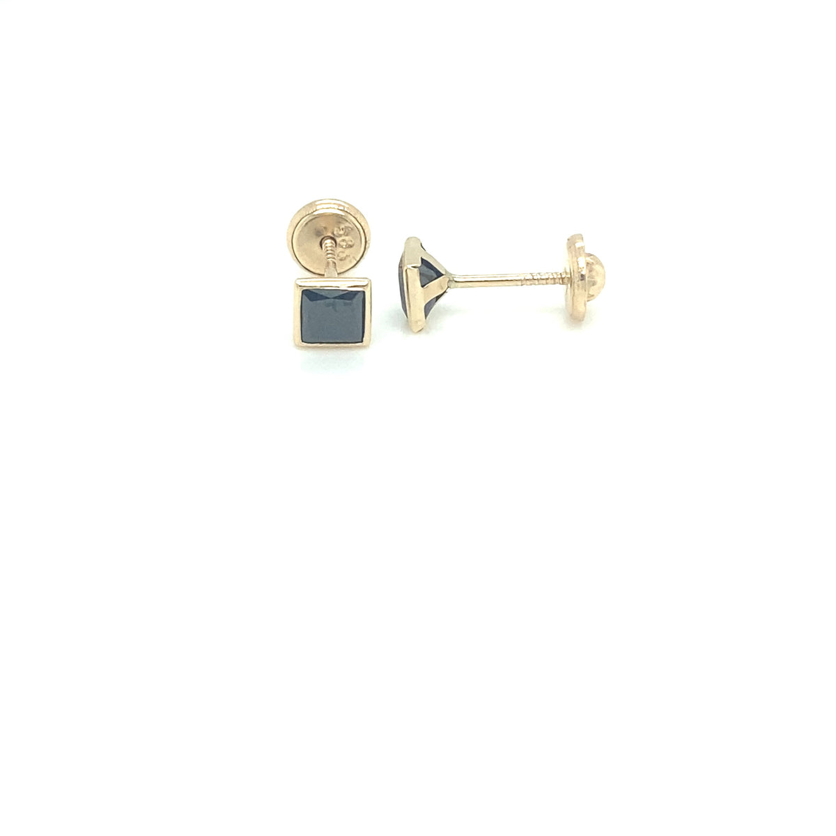 GOLD SQUARE CZ | Luby Gold Collection | Luby 