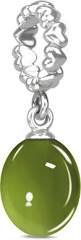 August Protection Charm (Silver/Green) | Endless Jewelry | Luby 