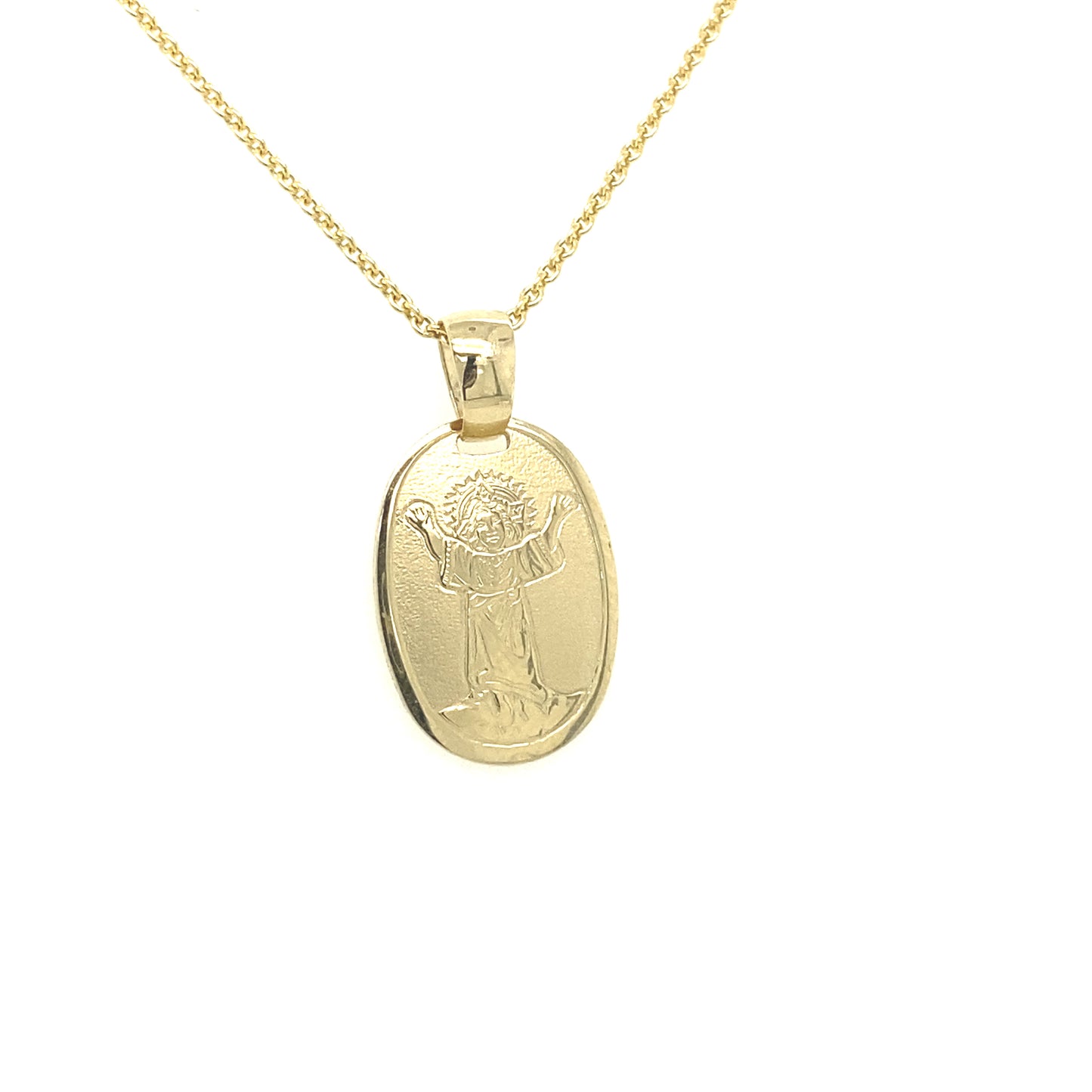 14K Gold Divino Niño Pendant | Luby Gold Collection | Luby 