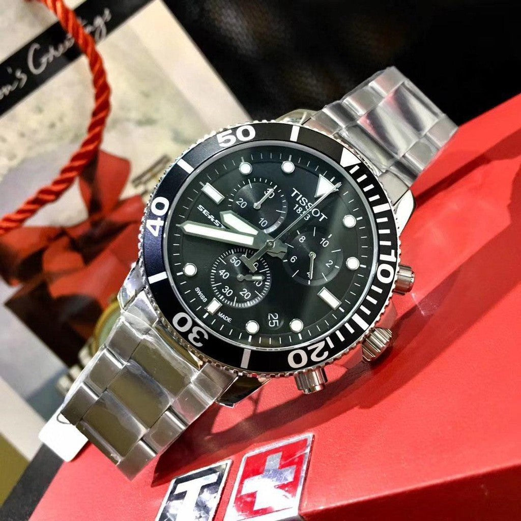 Seastar 1000 Chronograph (Silver) | Tissot | Luby 