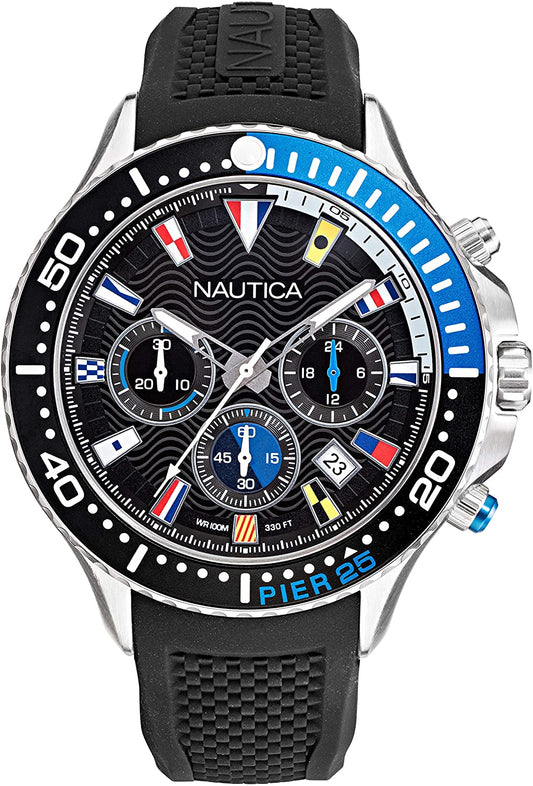 NAUTICA PIER25 CHRONO BLACK | Nautica | Luby 