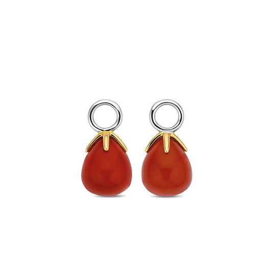 CORAL FLOWERBUD EARRING CHARM | Ti Sento Milano | Luby 