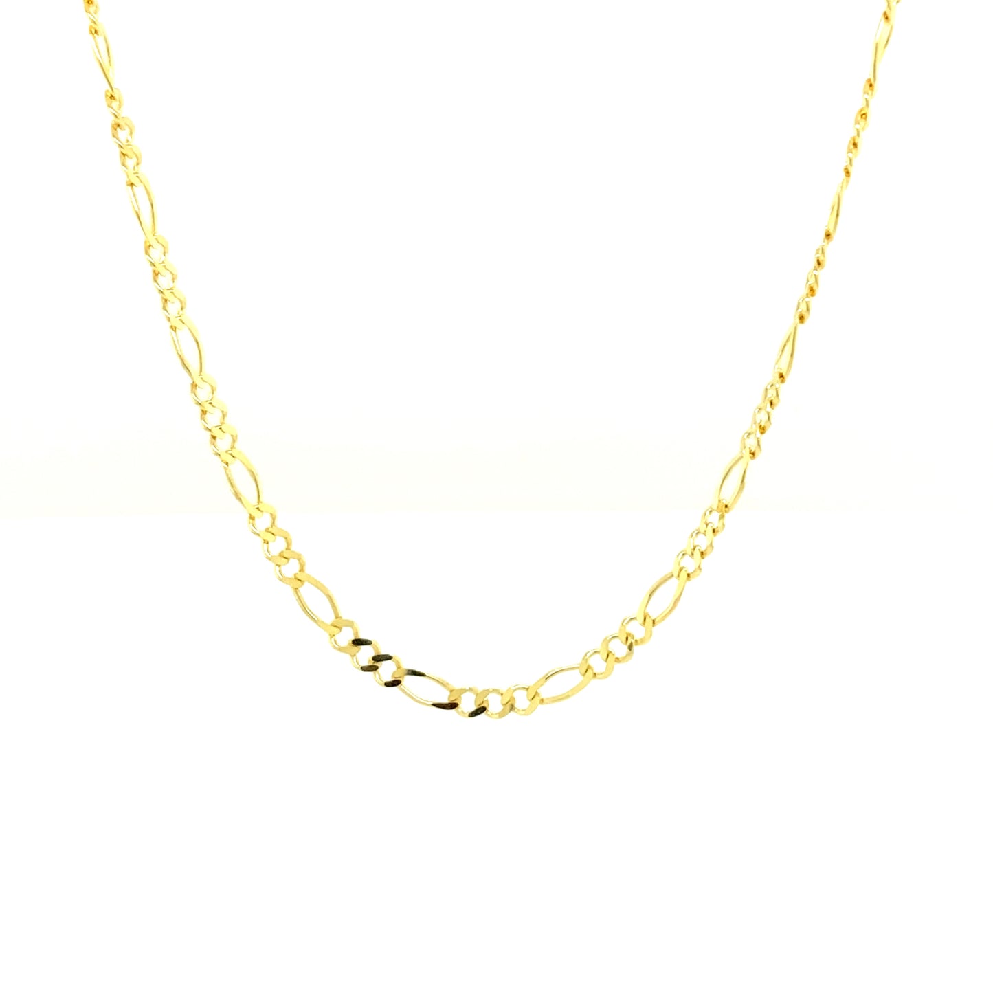 14K Gold Figaro Chain | Luby Gold Collection | Luby 