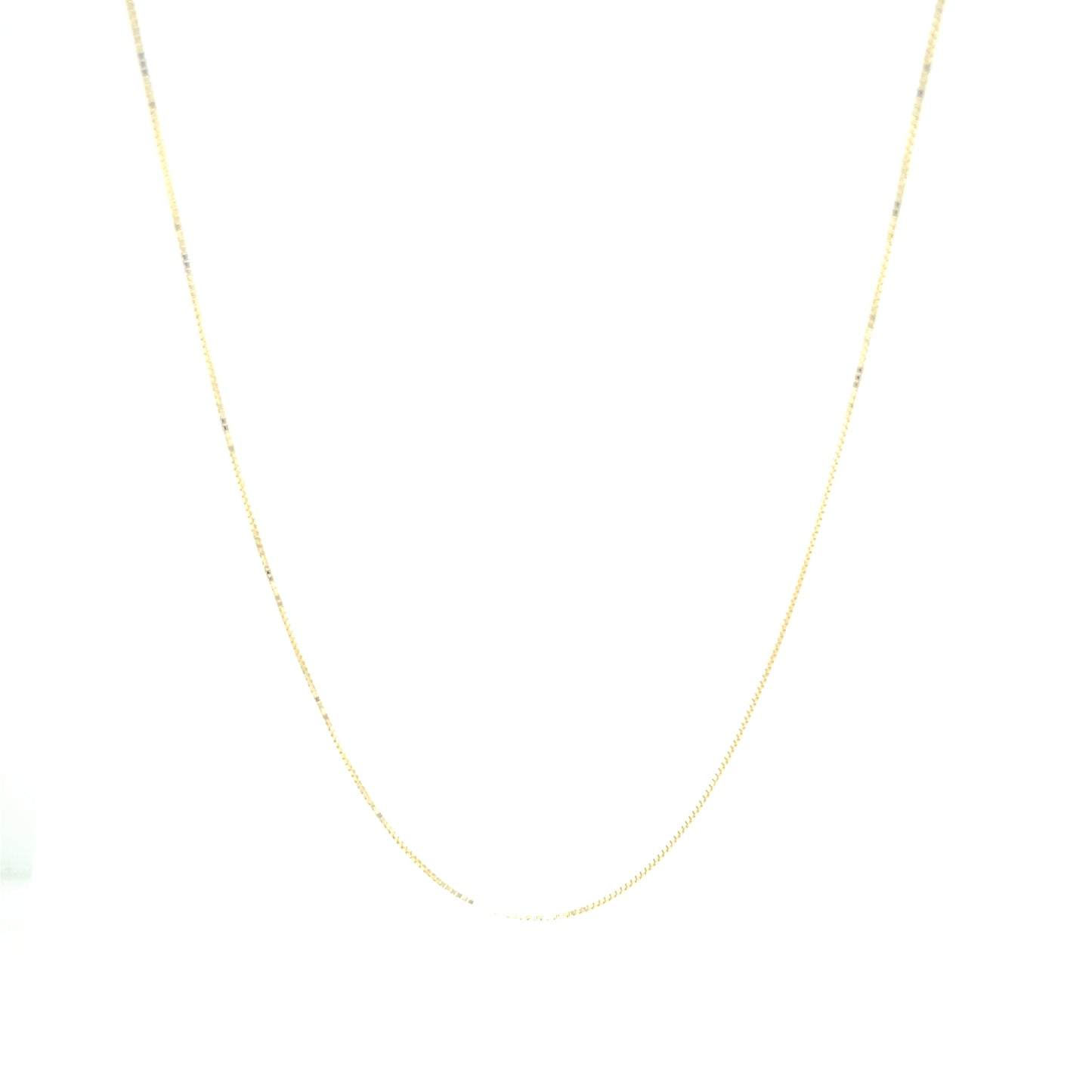 14K Box Chain 18'' | Luby Gold Collection | Luby 