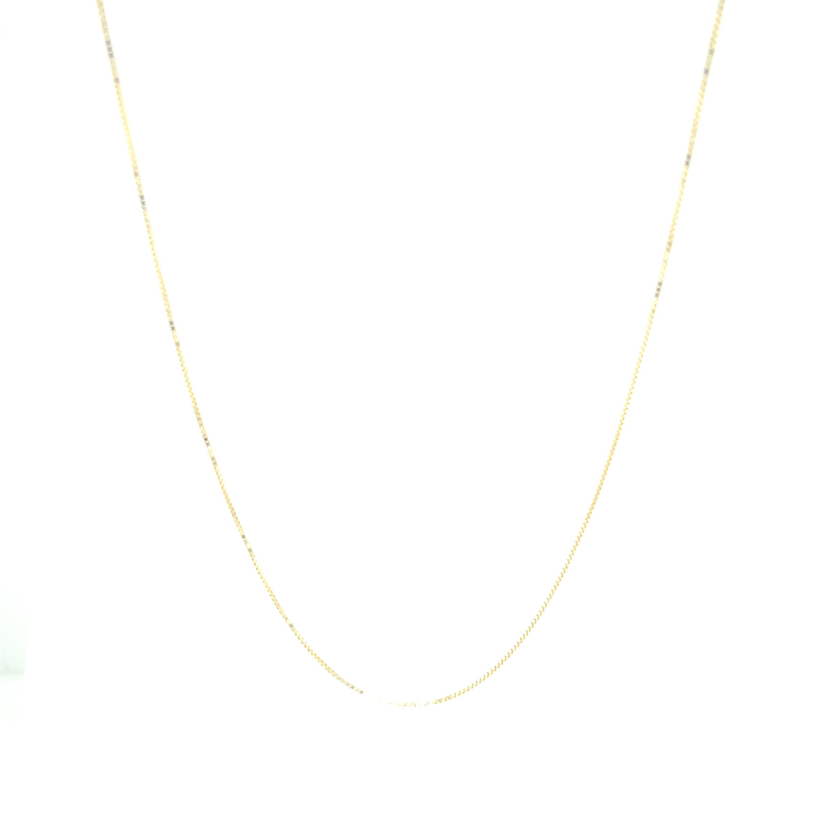 14K Box Chain 18'' | Luby Gold Collection | Luby 