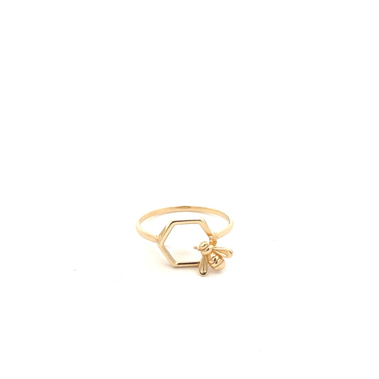 14K Gold Bee Ring | Luby Gold Collection | Luby 