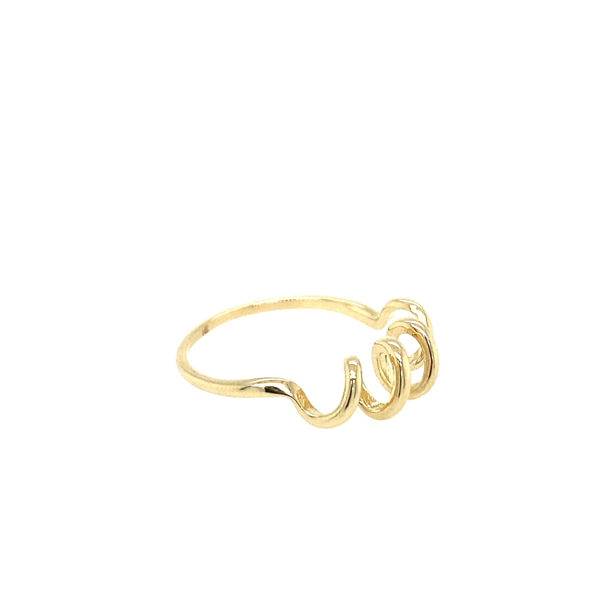 14K Gold Spring Style Ring | Luby Gold Collection | Luby 