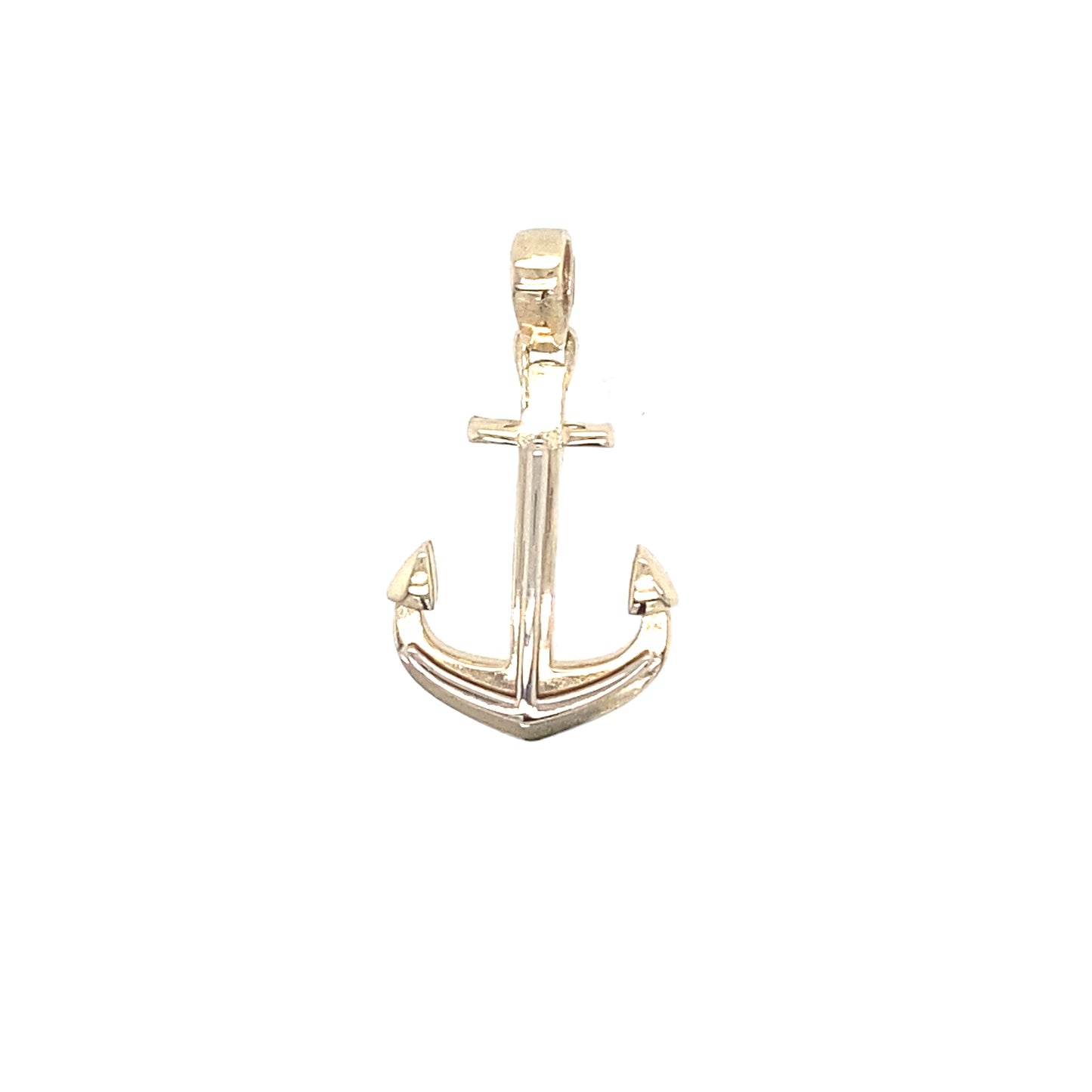 14K Gold Small Anchor Pendant | Luby Gold Collection | Luby 