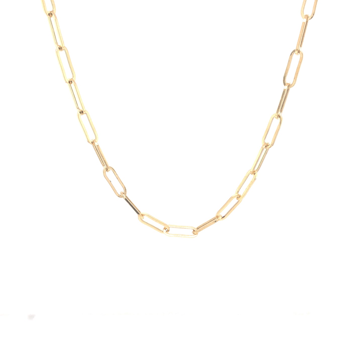 14k Paper Clip Chain | Luby Gold Collection | Luby 