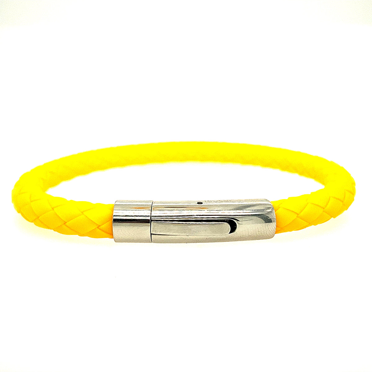Braided Rubber and Steel Bracelet | BORSARI | Luby 