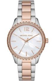 Ladies' Layton Watch (Silver/Rose-Gold) | Michael Kors | Luby 
