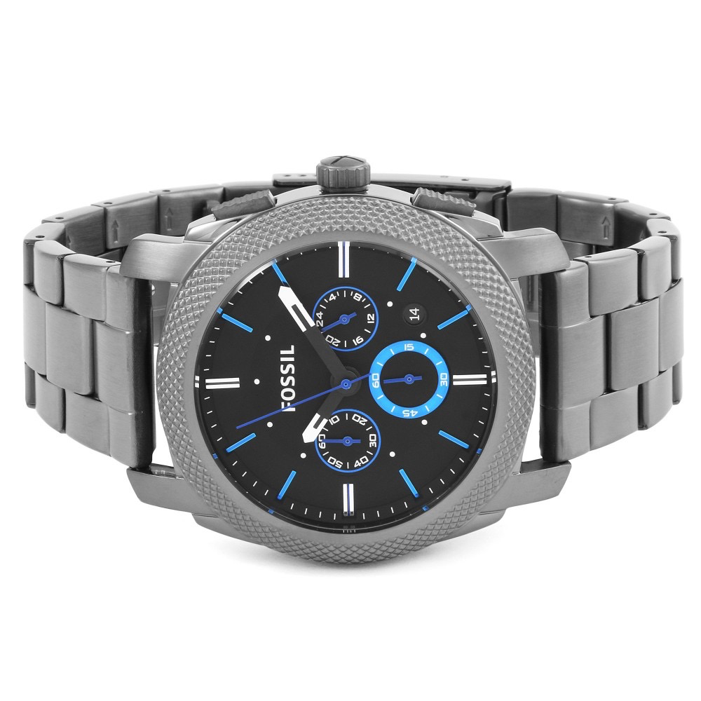 Machine Chronograph Watch (Smoke) | Fossil | Luby 