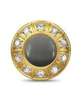 Grey Moon Galaxy Charm (Gold/Grey) | Endless Jewelry | Luby 