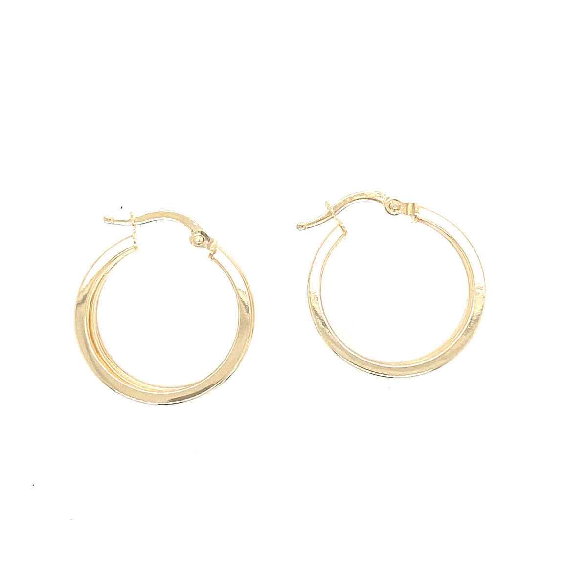 14K Gold Hoop 3 Line | Luby Gold Collection | Luby 