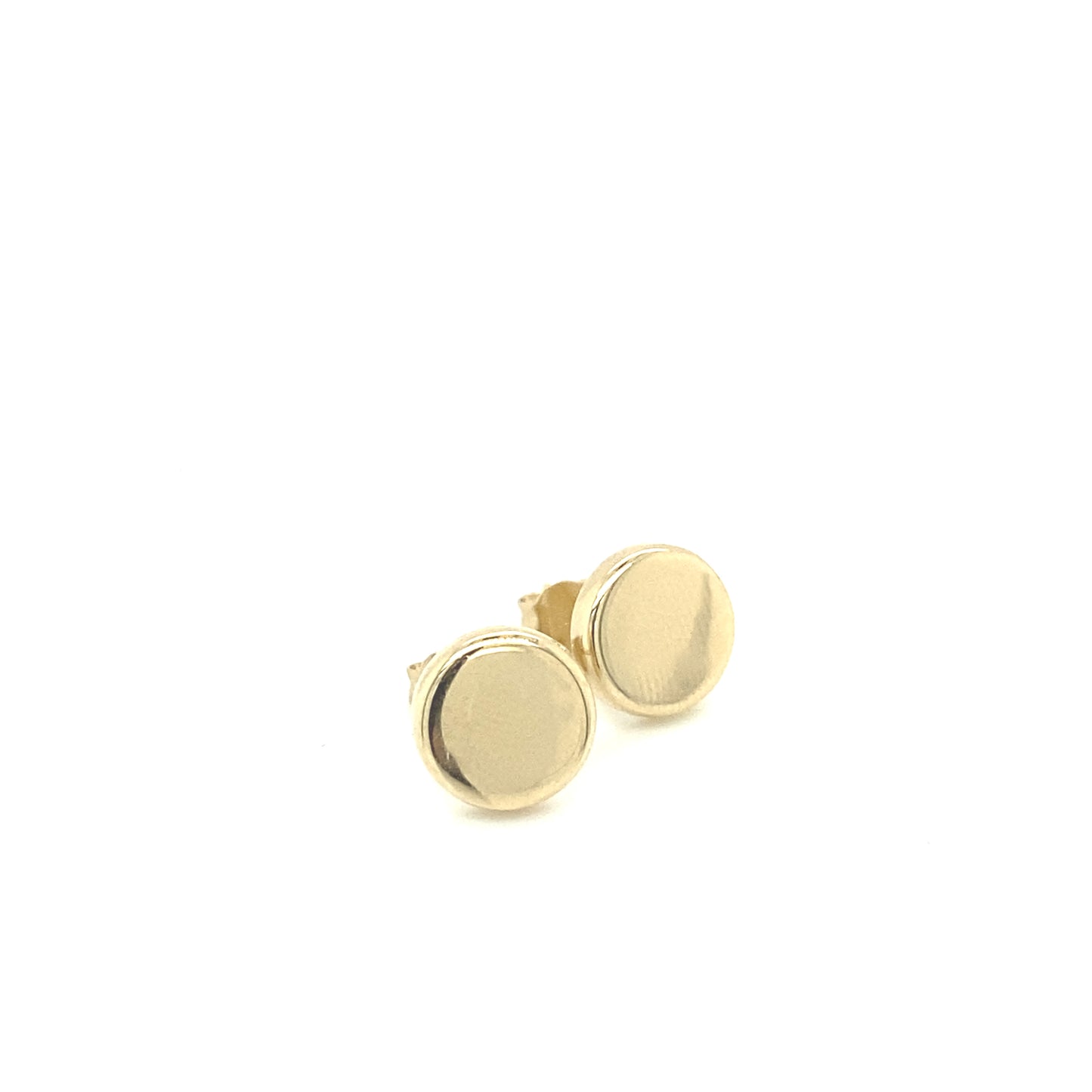 Round Stud Earrings | Luby Gold Collection | Luby 