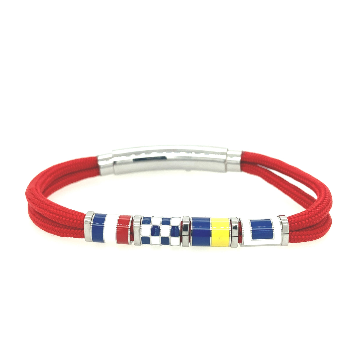 Double Cord Flags Silver | Seaknots | Luby 