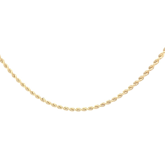 14K Gold Rope Chain | Luby Gold Collection | Luby 