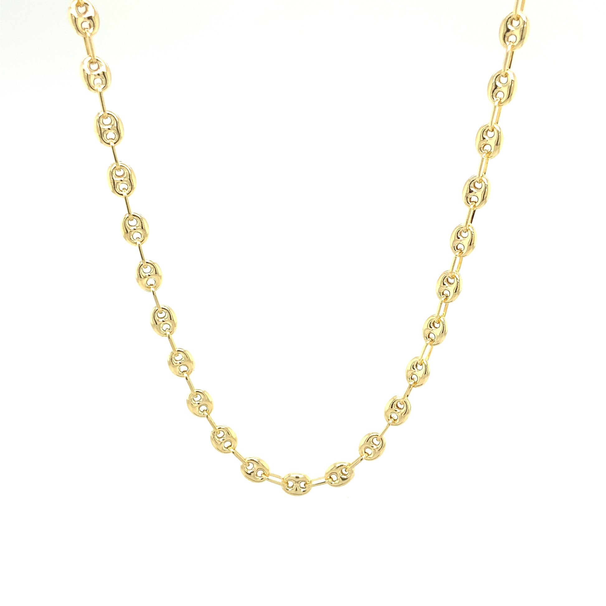 14K GUCCI PUFF CHAIN 4MM | Luby Gold Collection | Luby 